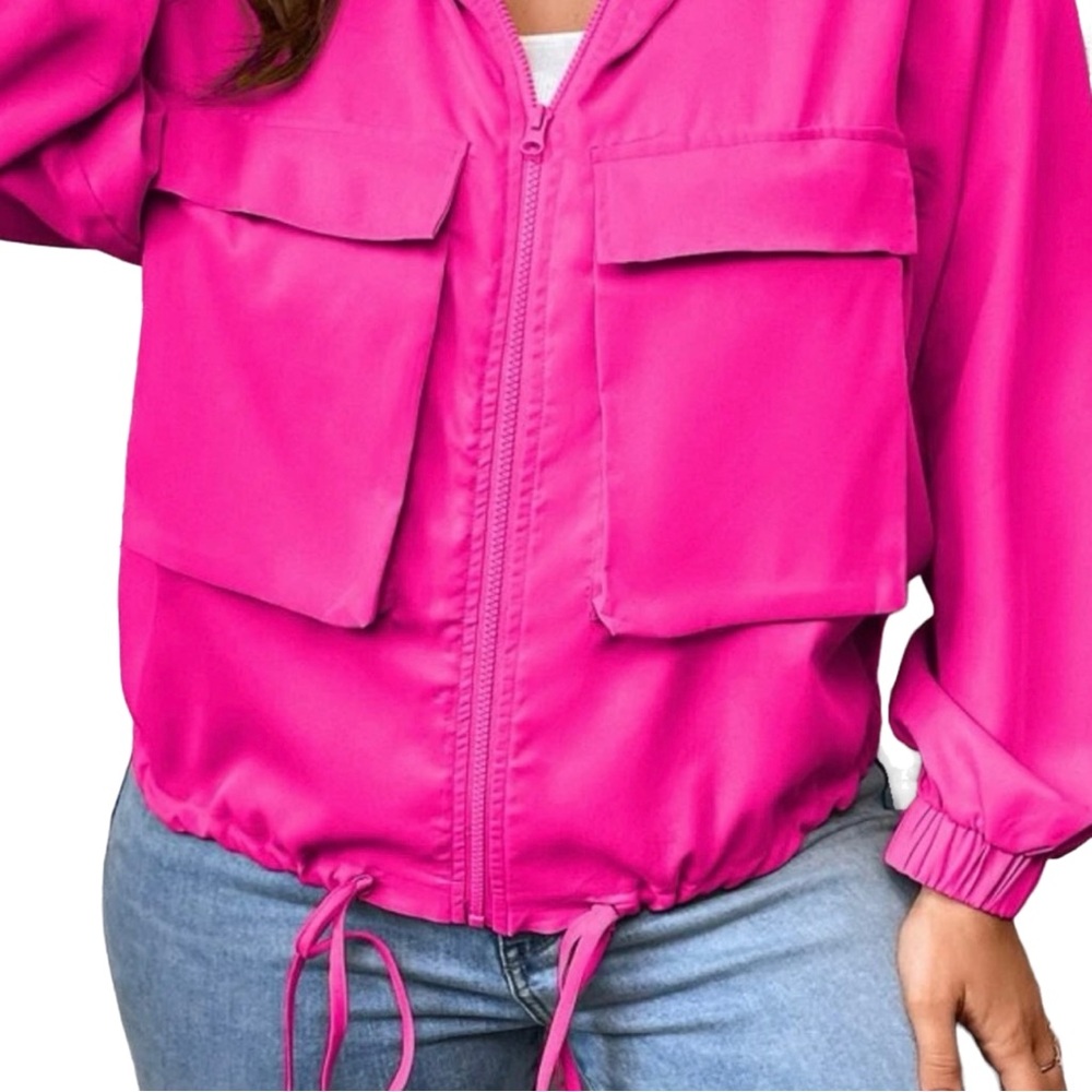 🩷 Pink Hooded Jacket 🩷 - Picture 3 of 7